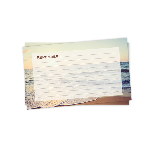 Show details for Sunset Scenery Remember Card