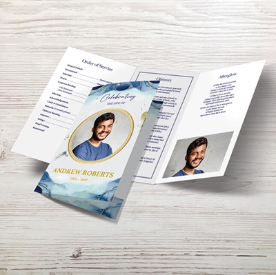 Show details for Blue Marble Trifold Program