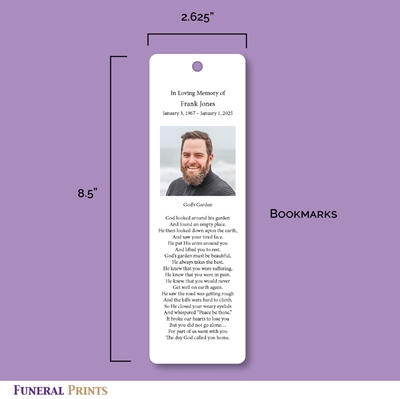 Show details for Purple Lilies Bookmark