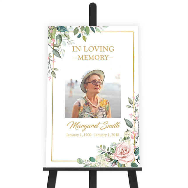 Show details for Floral Funeral Poster