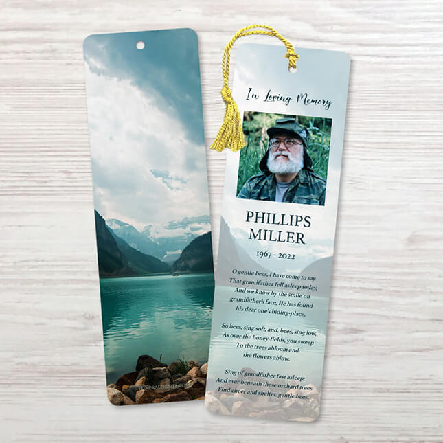 Show details for Mountain Sea Bookmark