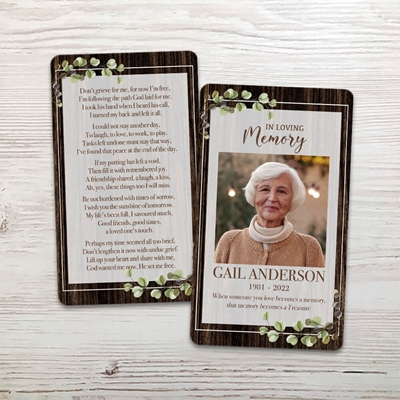 Show details for Rustic Brown Memorial Package