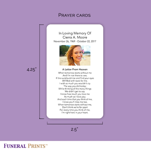 Show details for Anima Christi Memorial Card